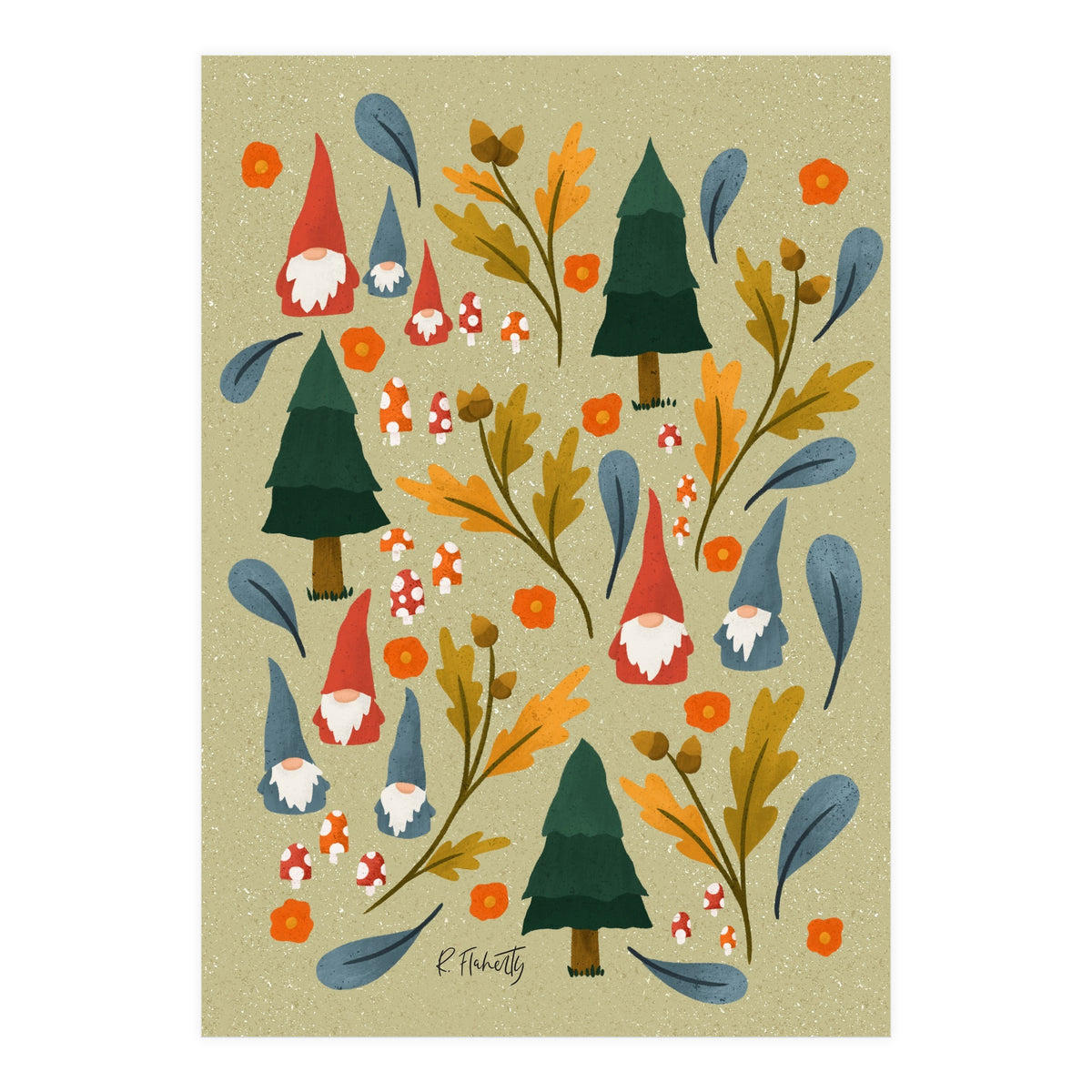 Woodland Gnomes (Print Only)