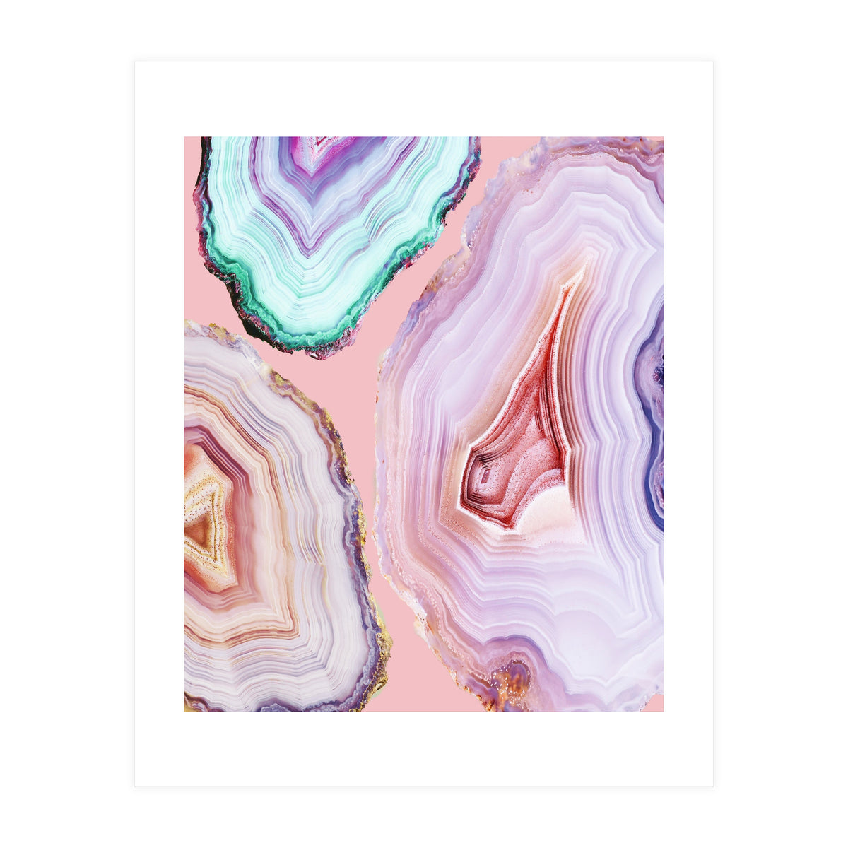Mineral Agates #Glam collection (Print Only)
