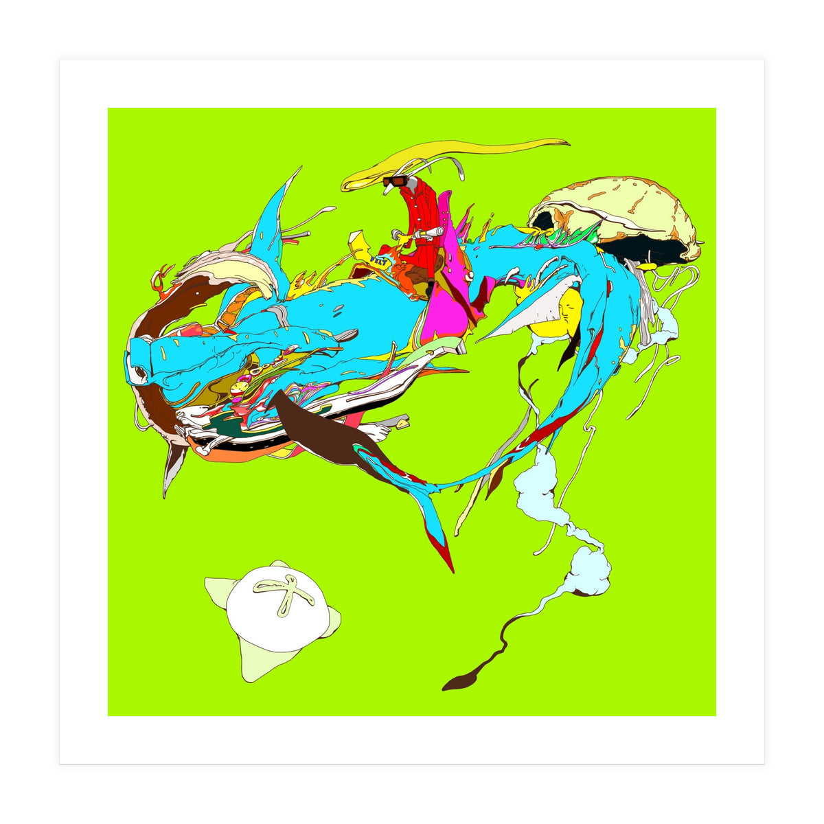 White Hare Of Inaba (Print Only)