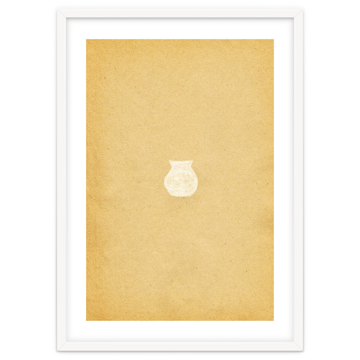 Minimal crock and retro paper