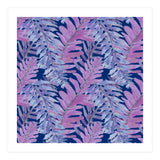 Woodland Ferns in Blue (Print Only) thumbnail