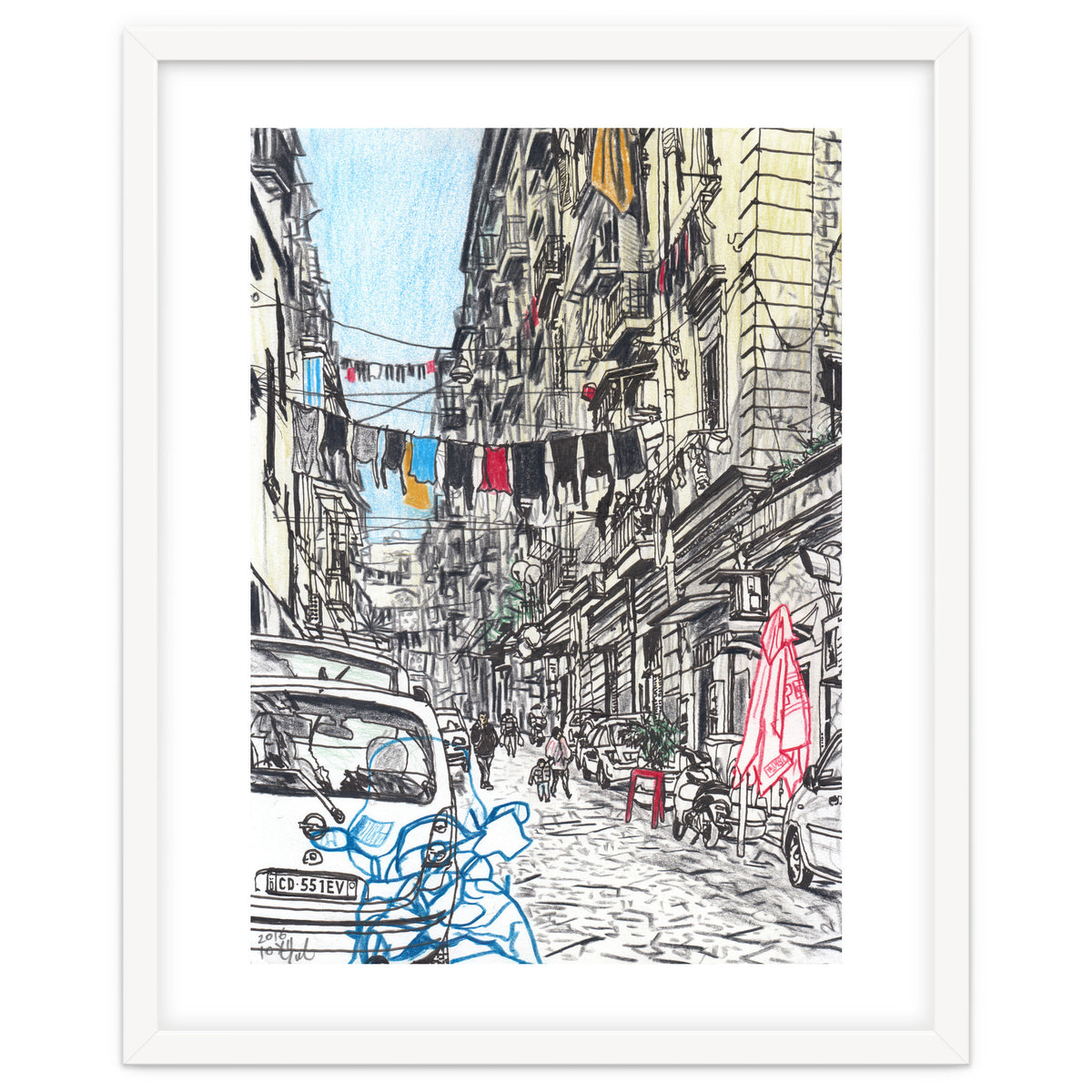 Drying Laundry In Napoli