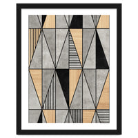 Concrete and Wood Triangles