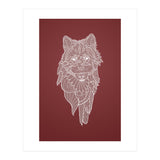 Lace Wolf (Print Only) thumbnail