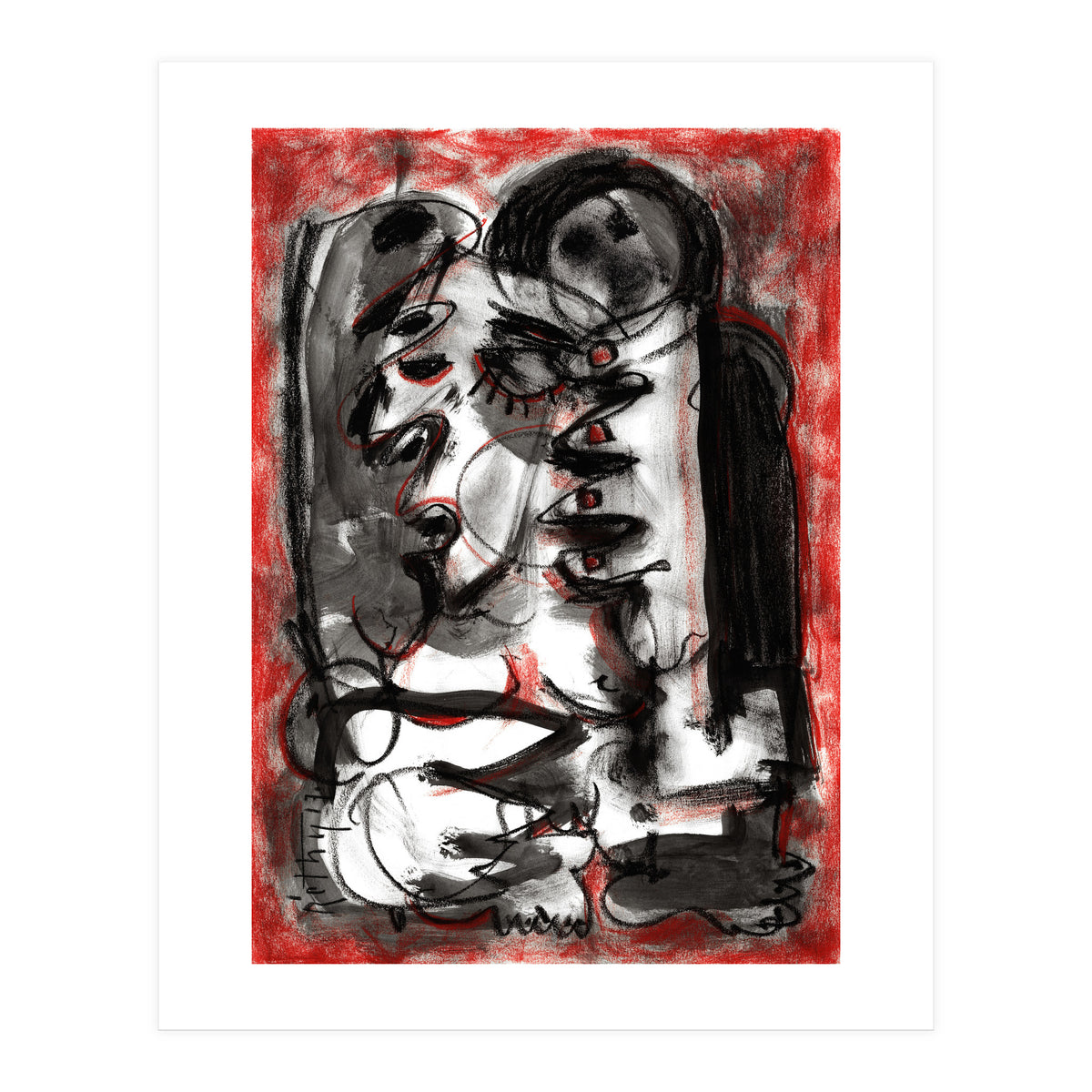 Shame - white background (Print Only)