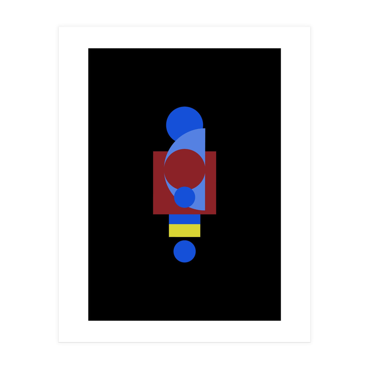 Man | abstract modern (Print Only)