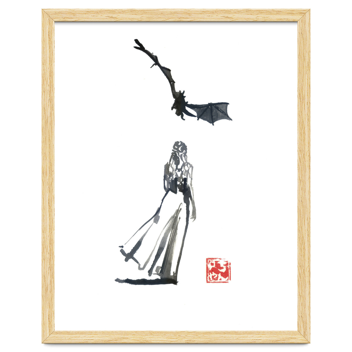 daenerys targaryen and the dragon