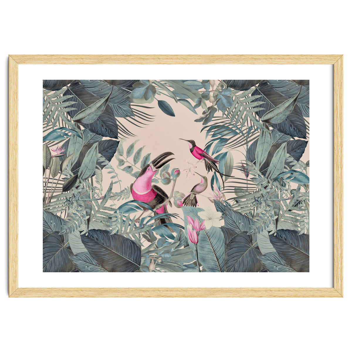 Green Jungle Toucans Color Look