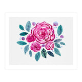 Watercolor rose bouquet (Print Only) thumbnail