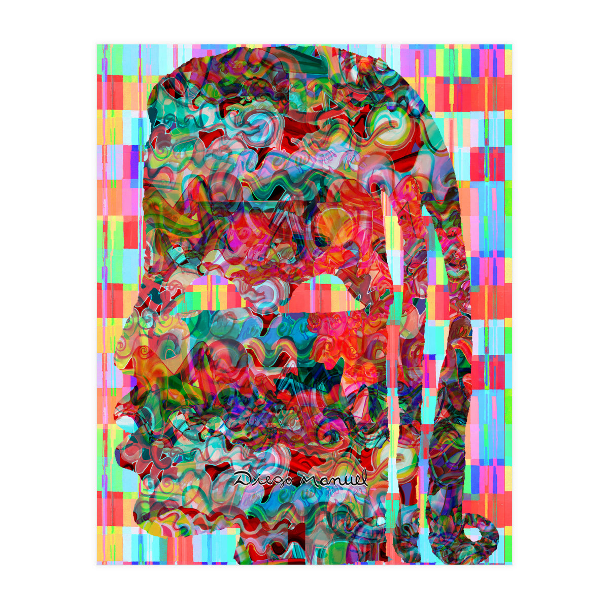 Abstracto Pop Nuevo B Nuevo 4 (Print Only)