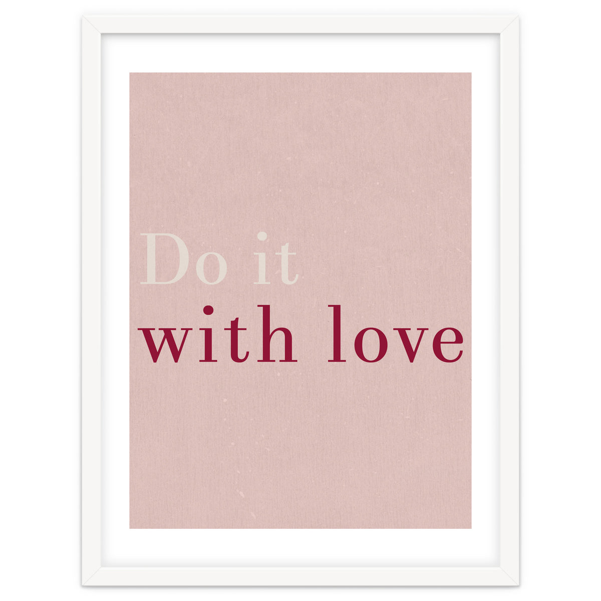 Do It With Love, Pink