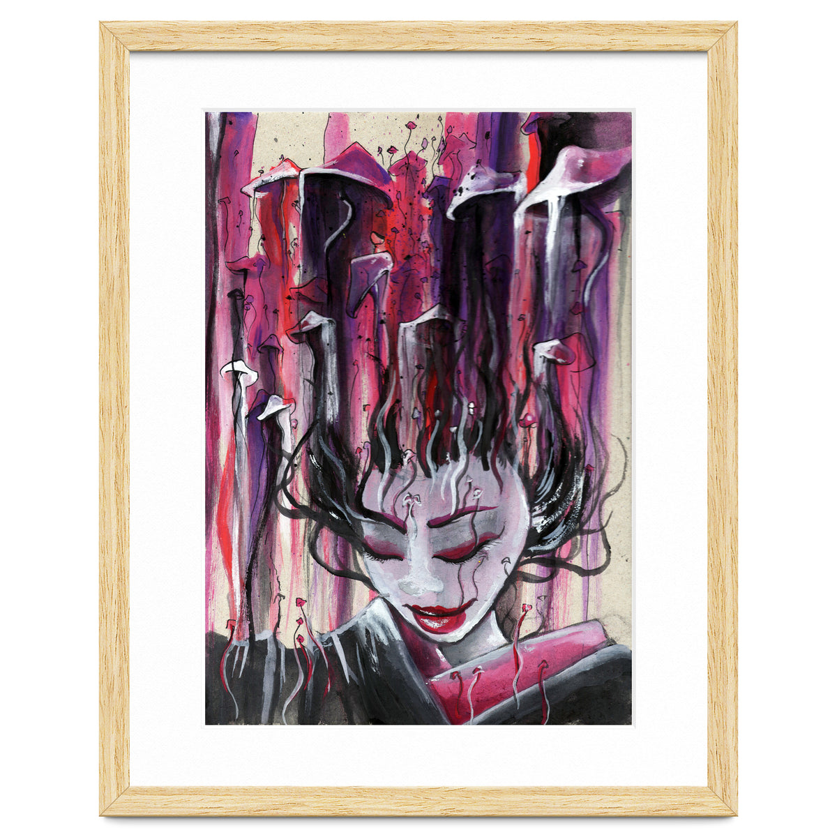 Geisha in Mushrooms: The Surrealistic Concubine