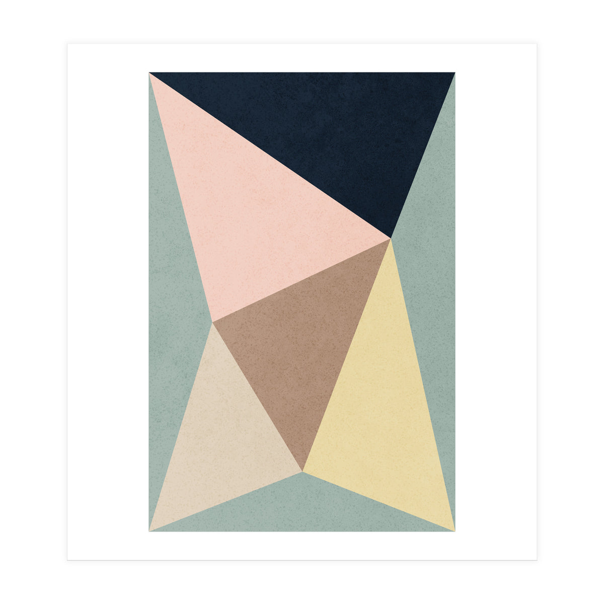 Minimal, Hard Edge Composition n82 (Print Only)