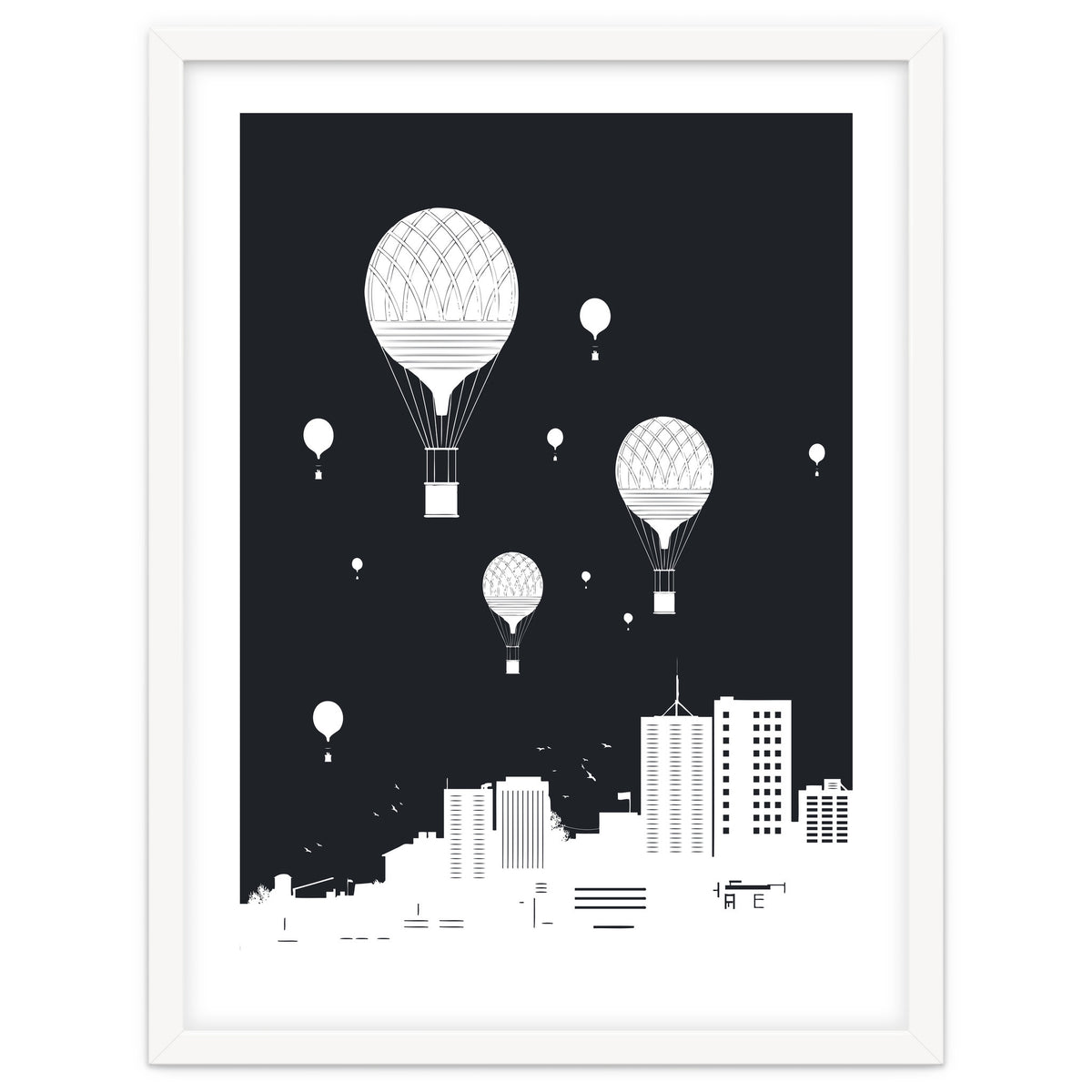 Balloons And The City (dark version)