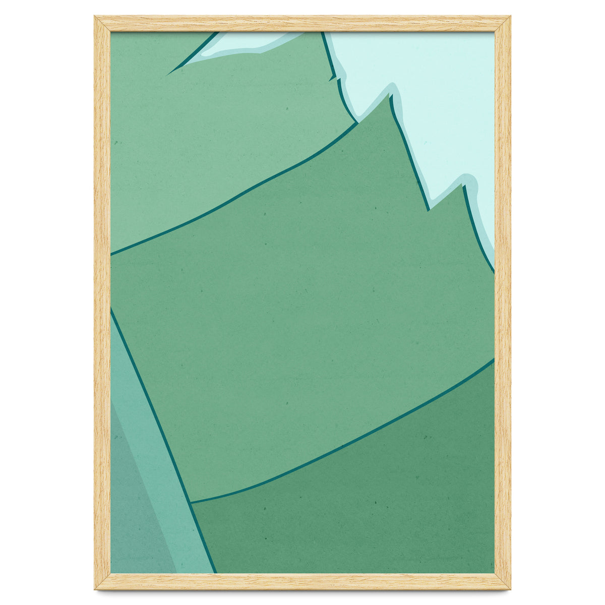 Abstract Banana Leaves Three - Greener Eden