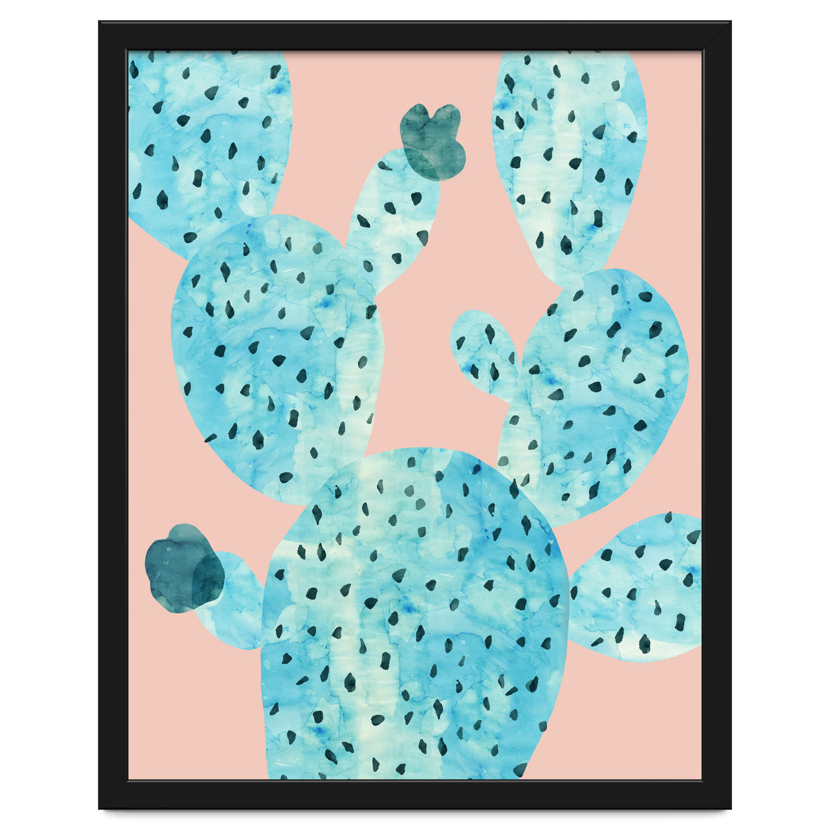 Watercolor of cacti III
