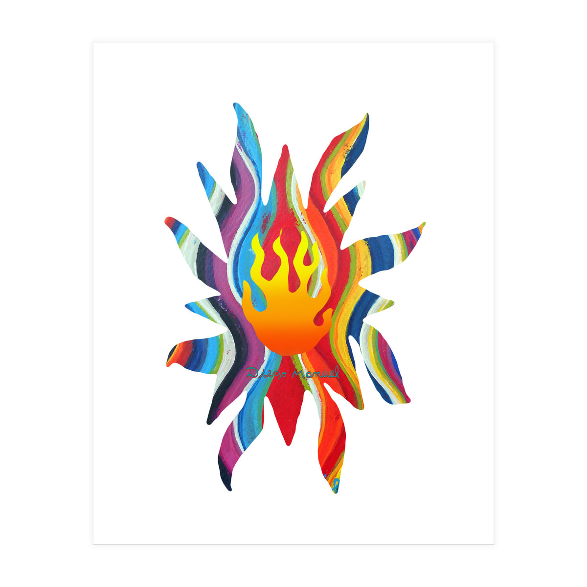 Fuego 24 Copia (Print Only)