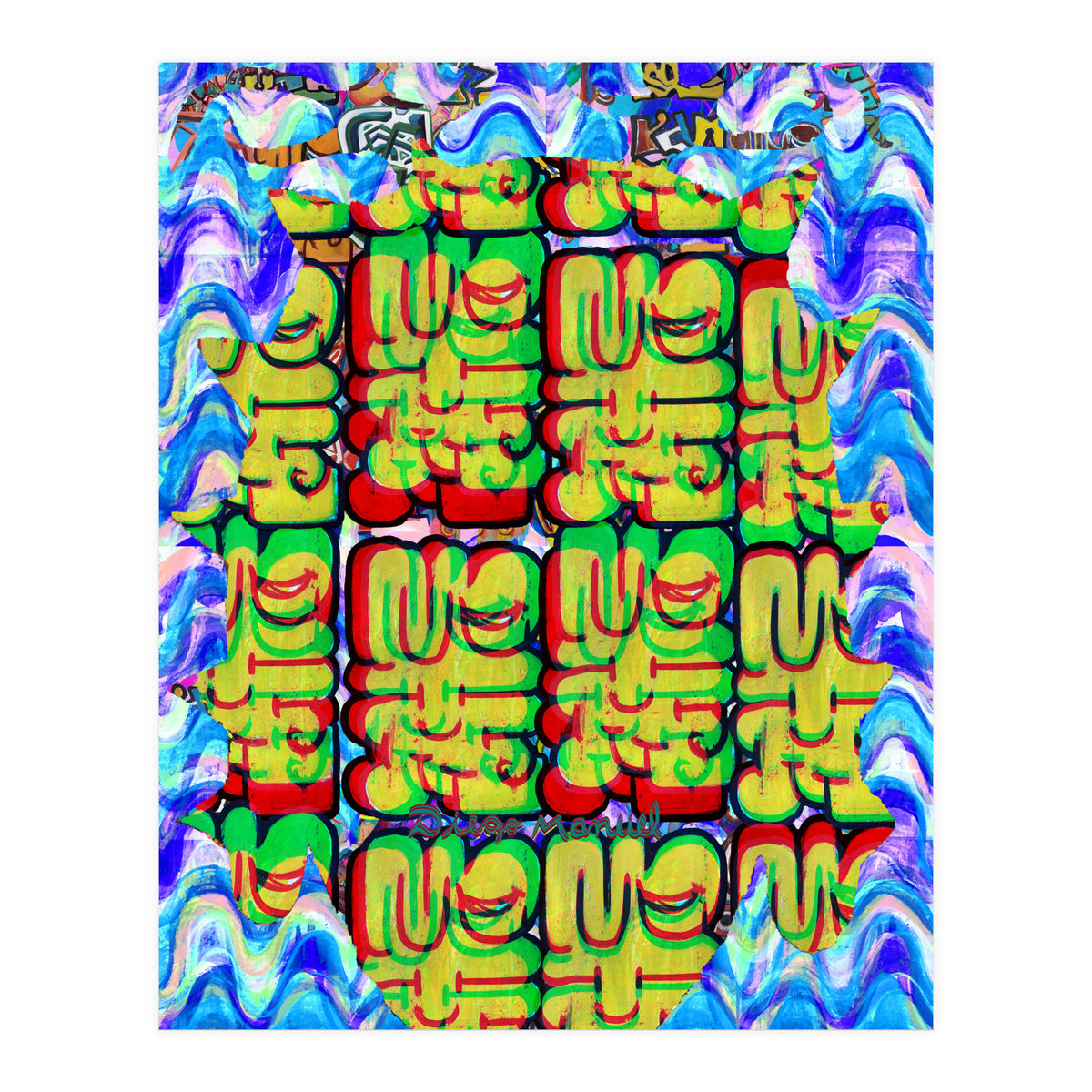 Graffiti Digital 9 (Print Only)