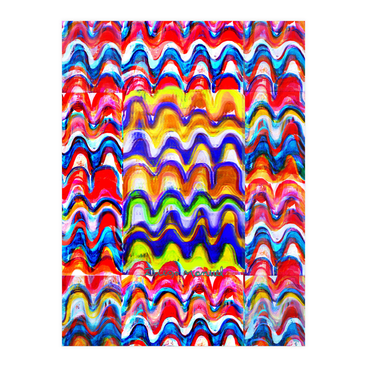Pop abstract color full (Print Only)