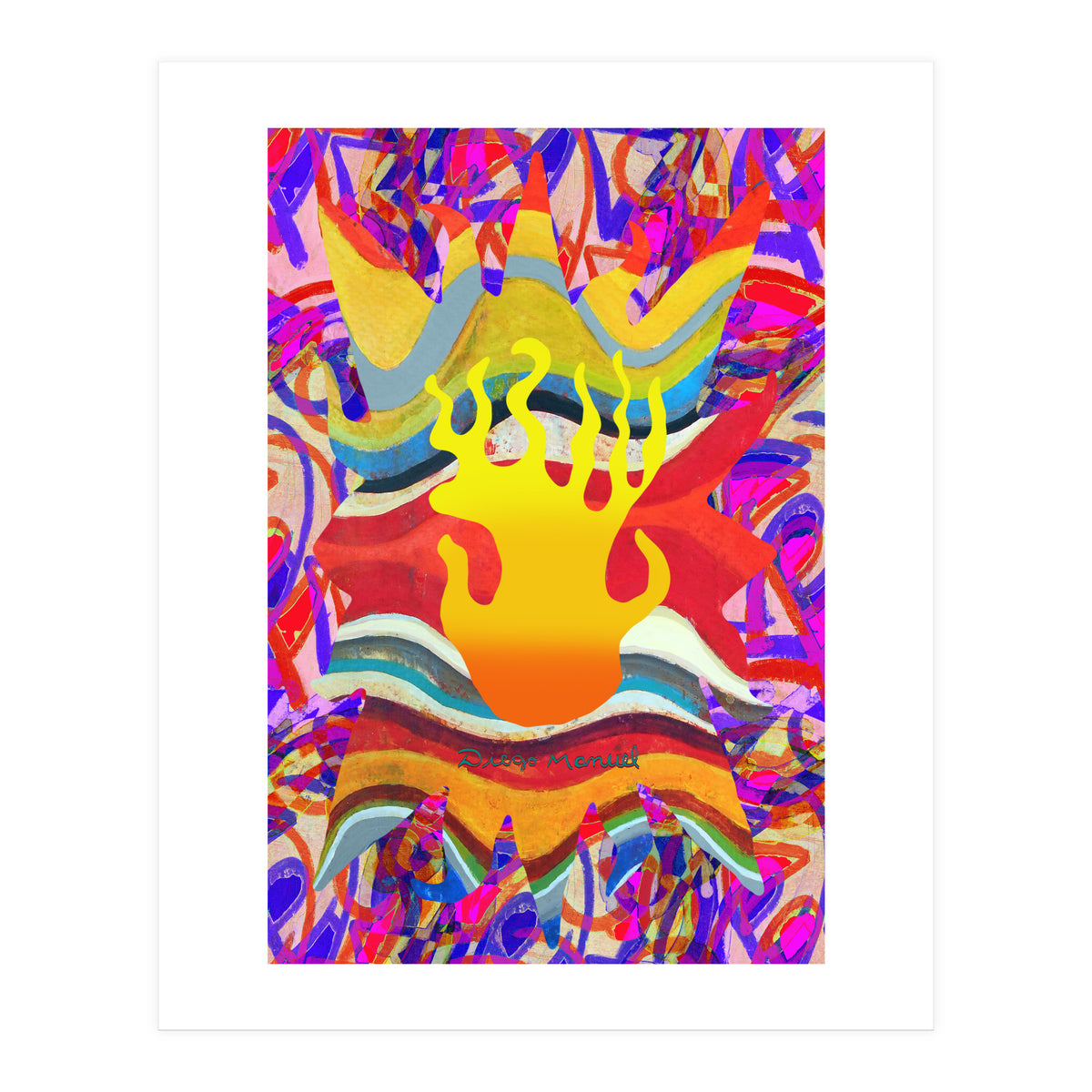 Fuego Y Graffiti 24 (Print Only)