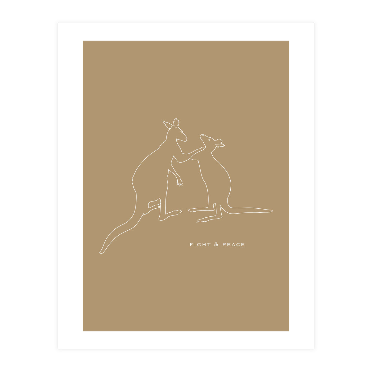 FIGHT &PEACE  (Print Only)