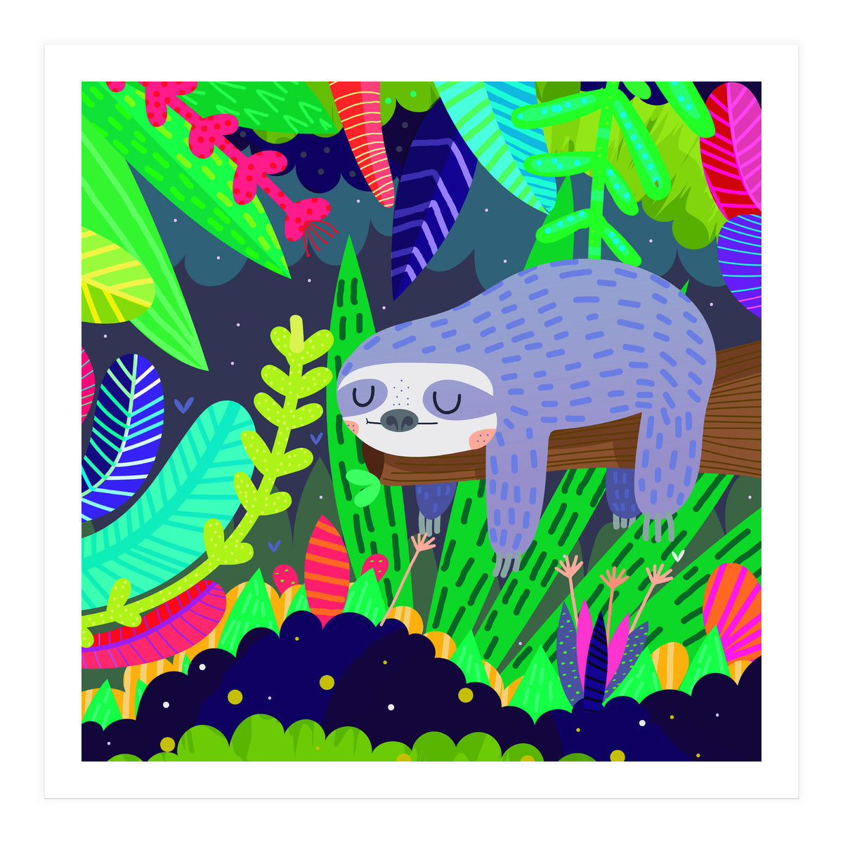 Sloth in nature (Print Only)