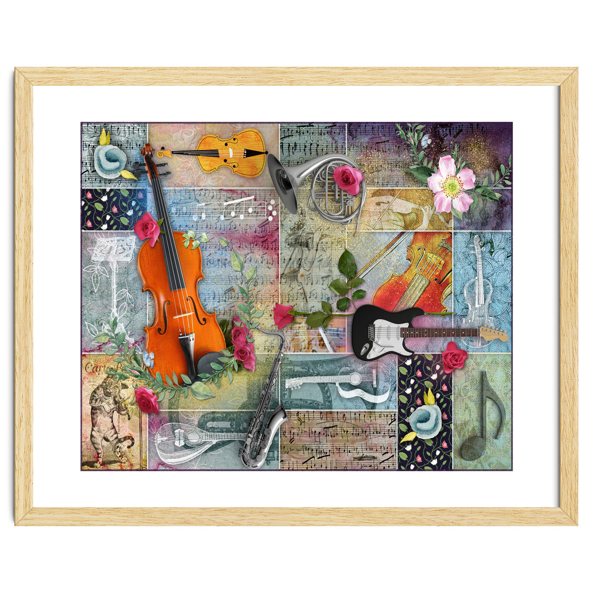 Musical Garden Collage