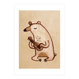 Ukulele Bear (Print Only) thumbnail