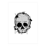 Skull scribble sketch (Print Only) thumbnail