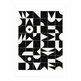 My Favorite Geometric Patterns No.18 - Black (Print Only) thumbnail