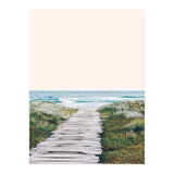 The Ocean is Calling & I Must Go | Pastel Sea Beachy Nature Landscape Travel (Print Only) thumbnail