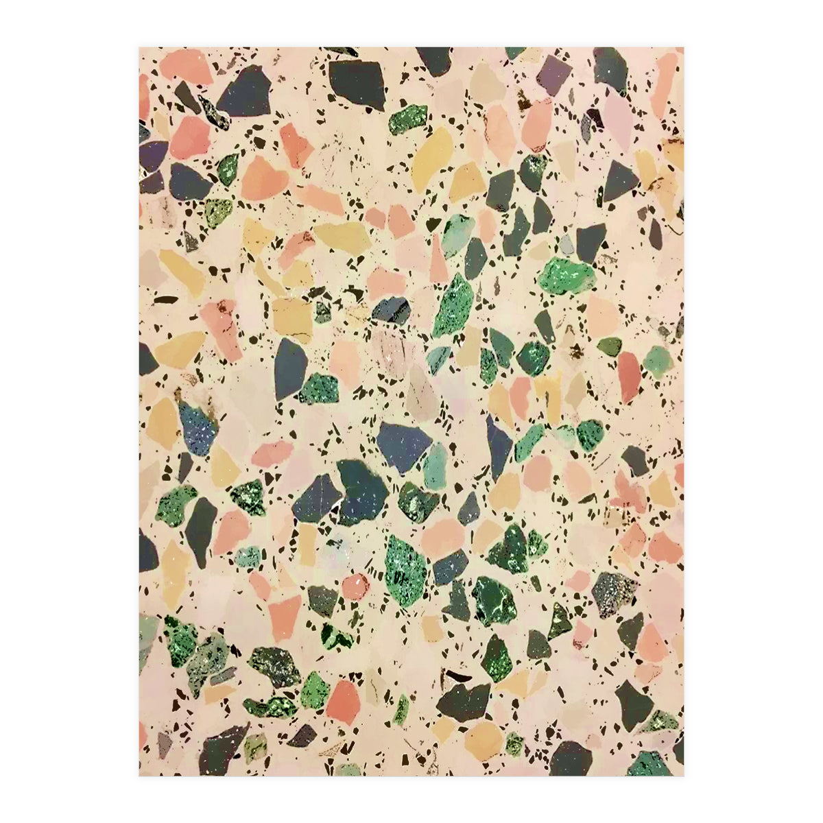 Brown Terrazzo (Print Only)