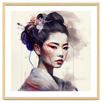 Watercolor Modern Geisha #8