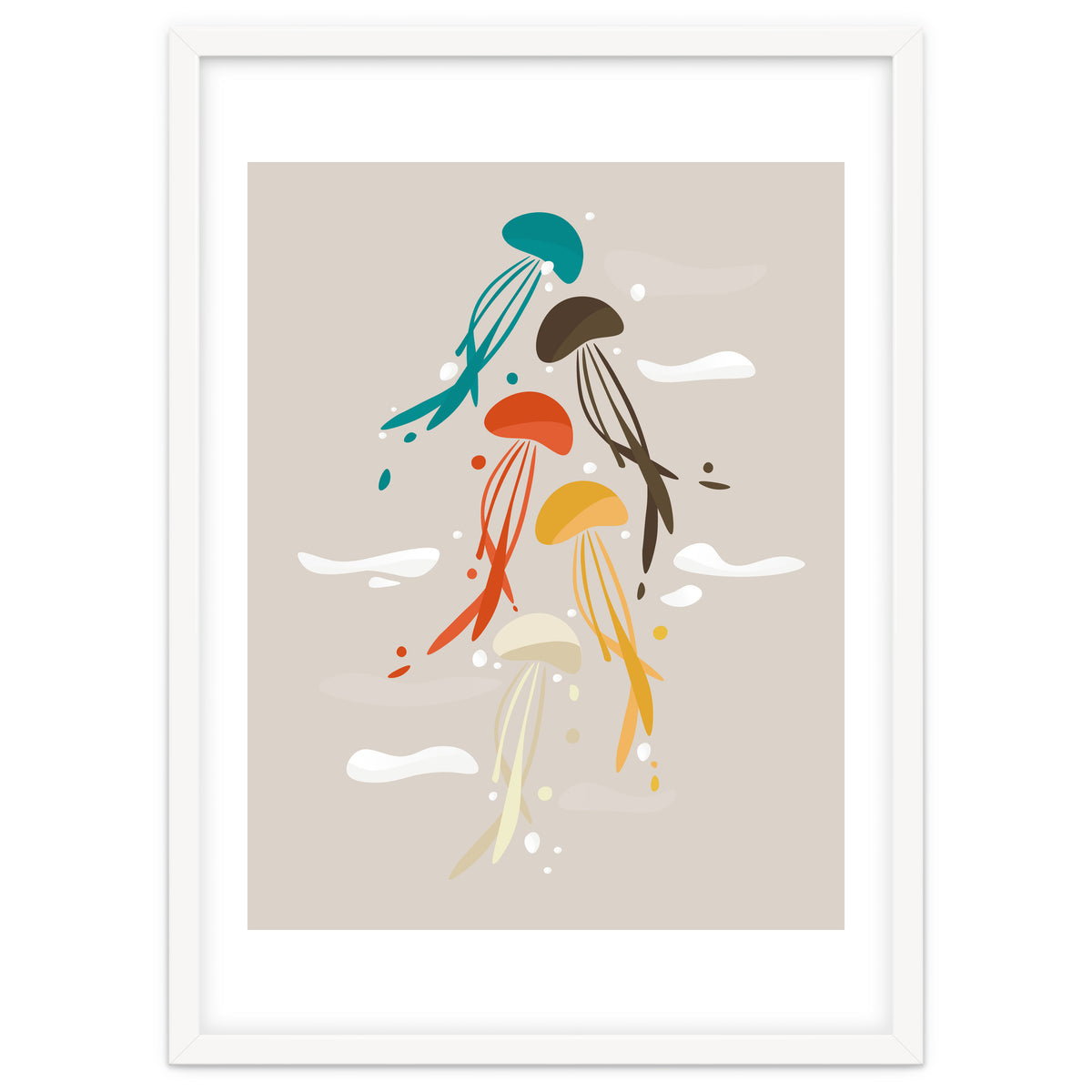 Jellyfish ascend the sky