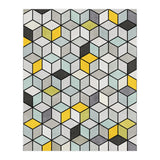 Colorful Concrete Cubes - Yellow, Blue, Grey (Print Only) thumbnail