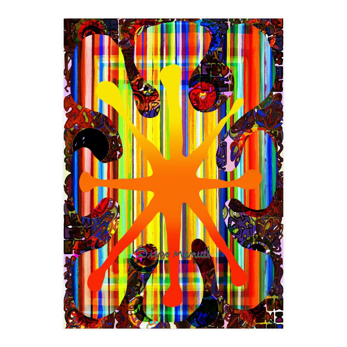 Fuego Y Graffiti 71 (Print Only)