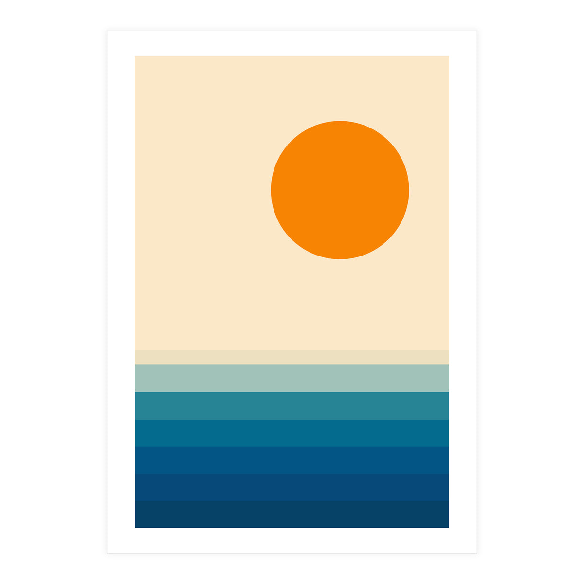 Minimal line landscape II (Print Only)