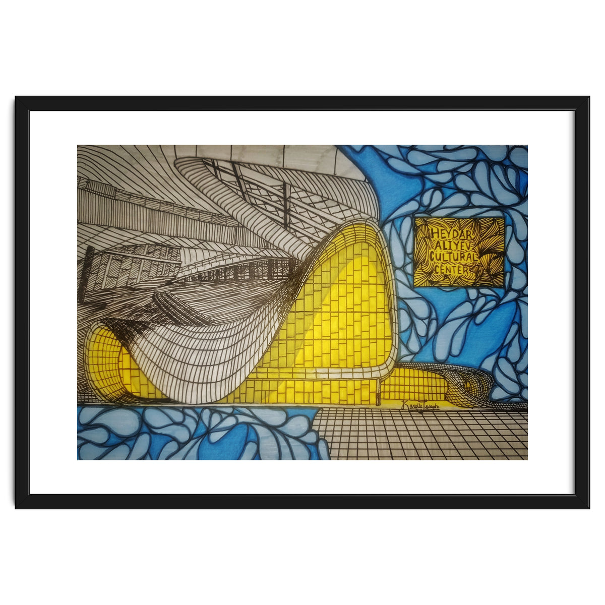 Heydar Aliyev Center Coloured