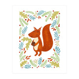 Squirrel With Acorn (Print Only) thumbnail