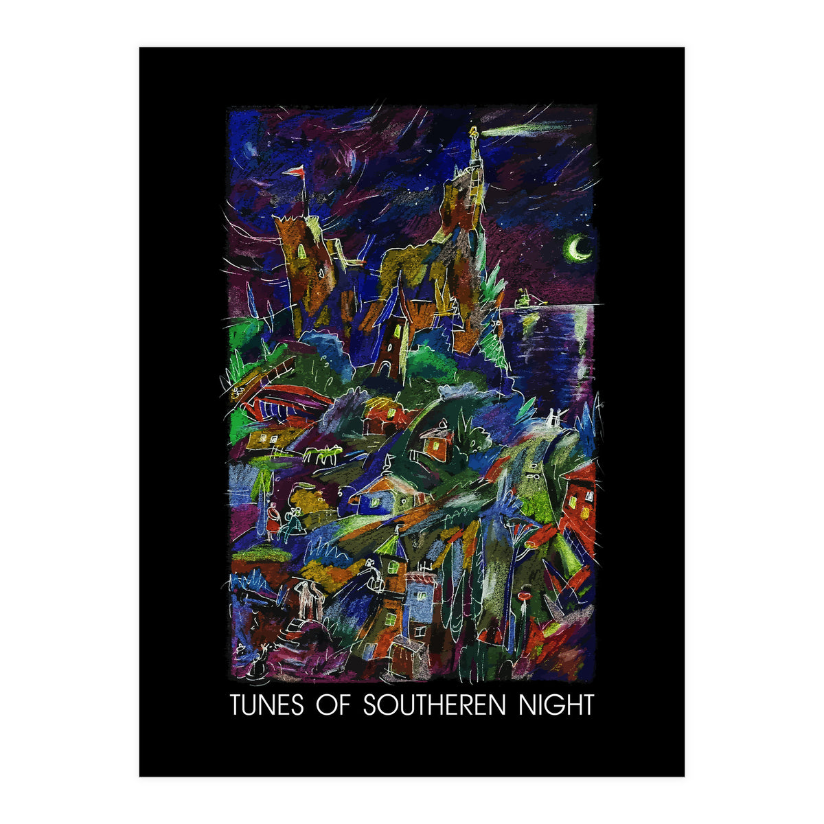 Tunes Of Southern Night (Print Only)