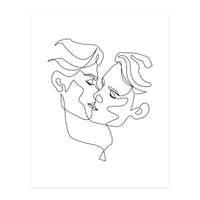 gay love line art-b (Print Only)