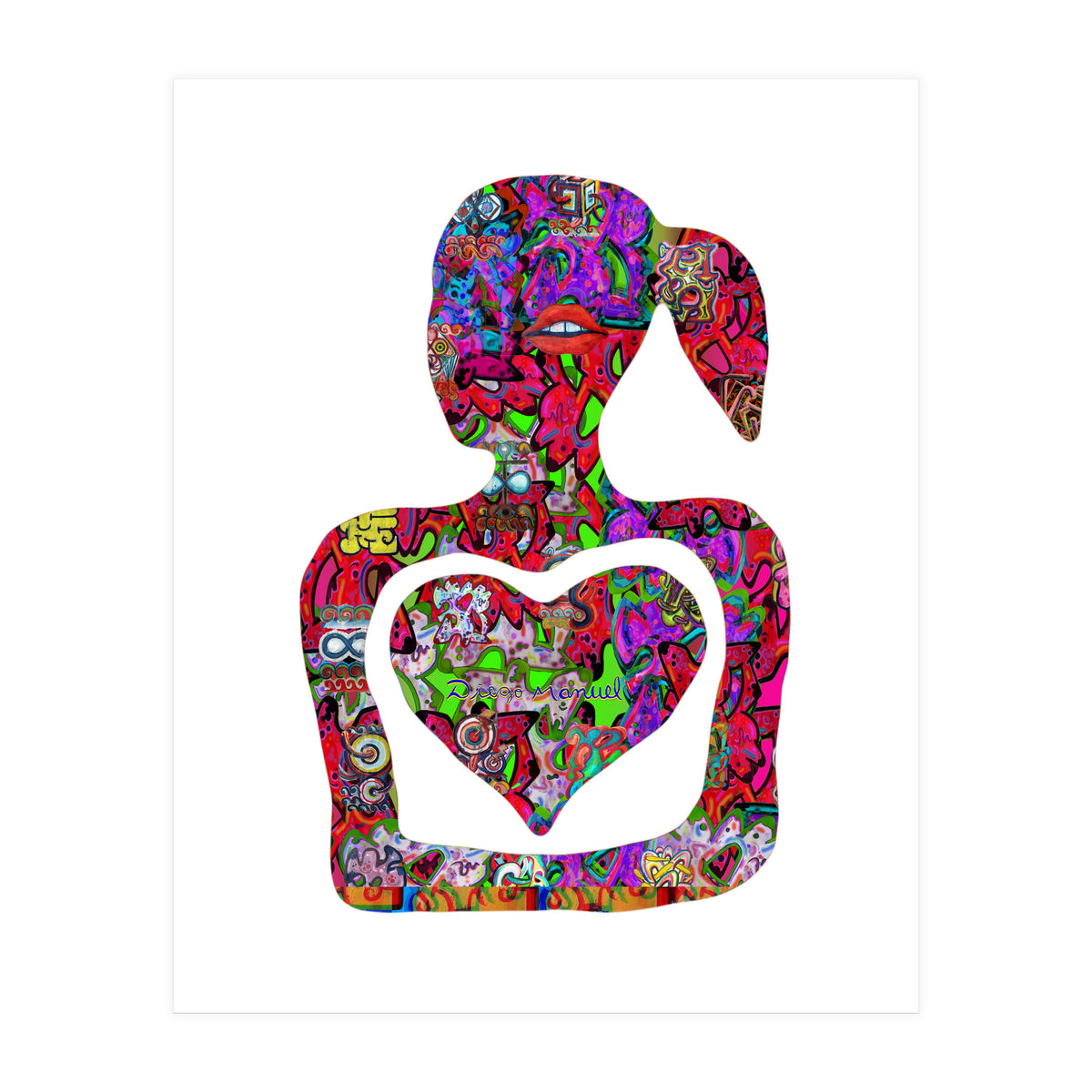 Mujer Digital 3 9  (Print Only)