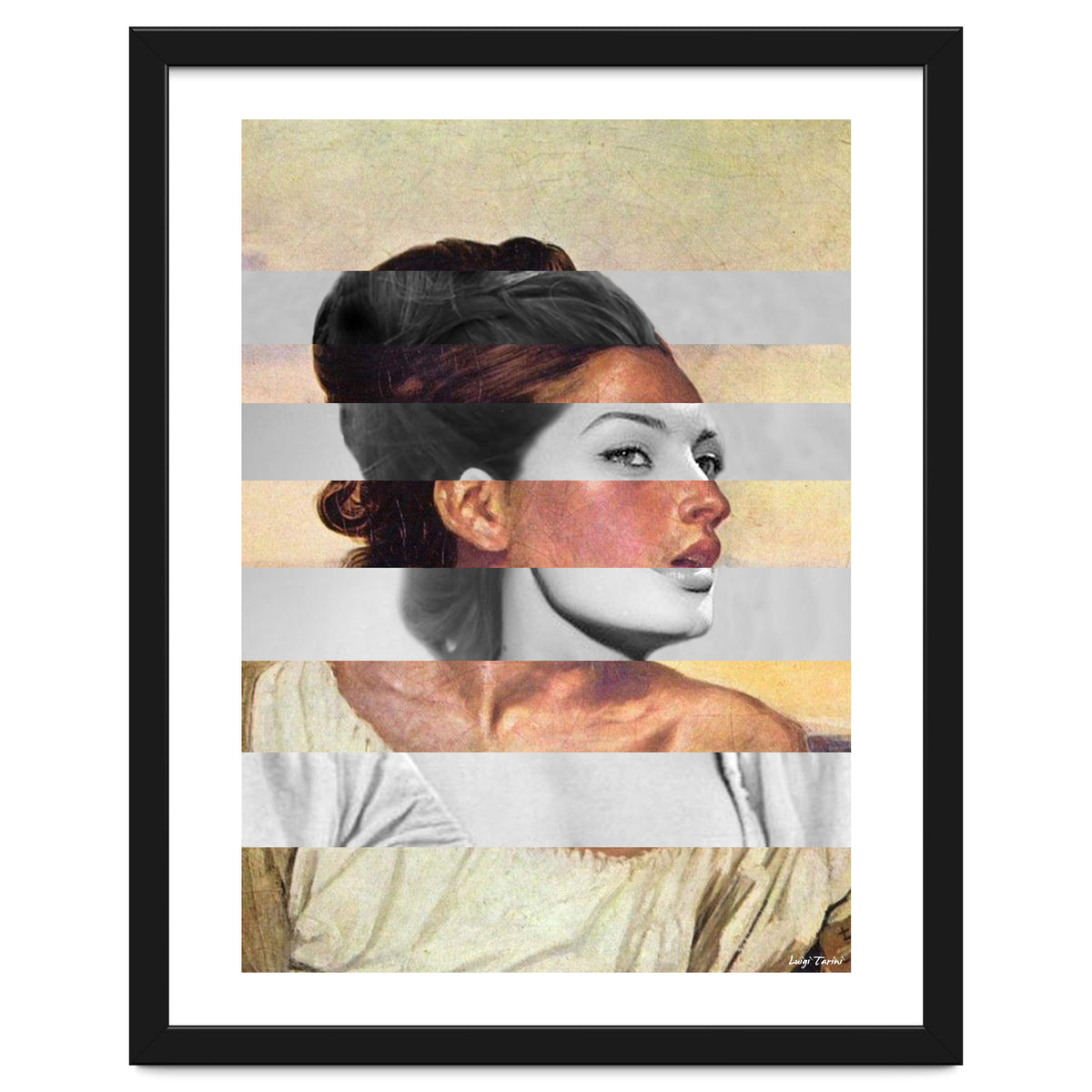 Delacroix's Orphan Girl At The Cemetery & Sophia Loren