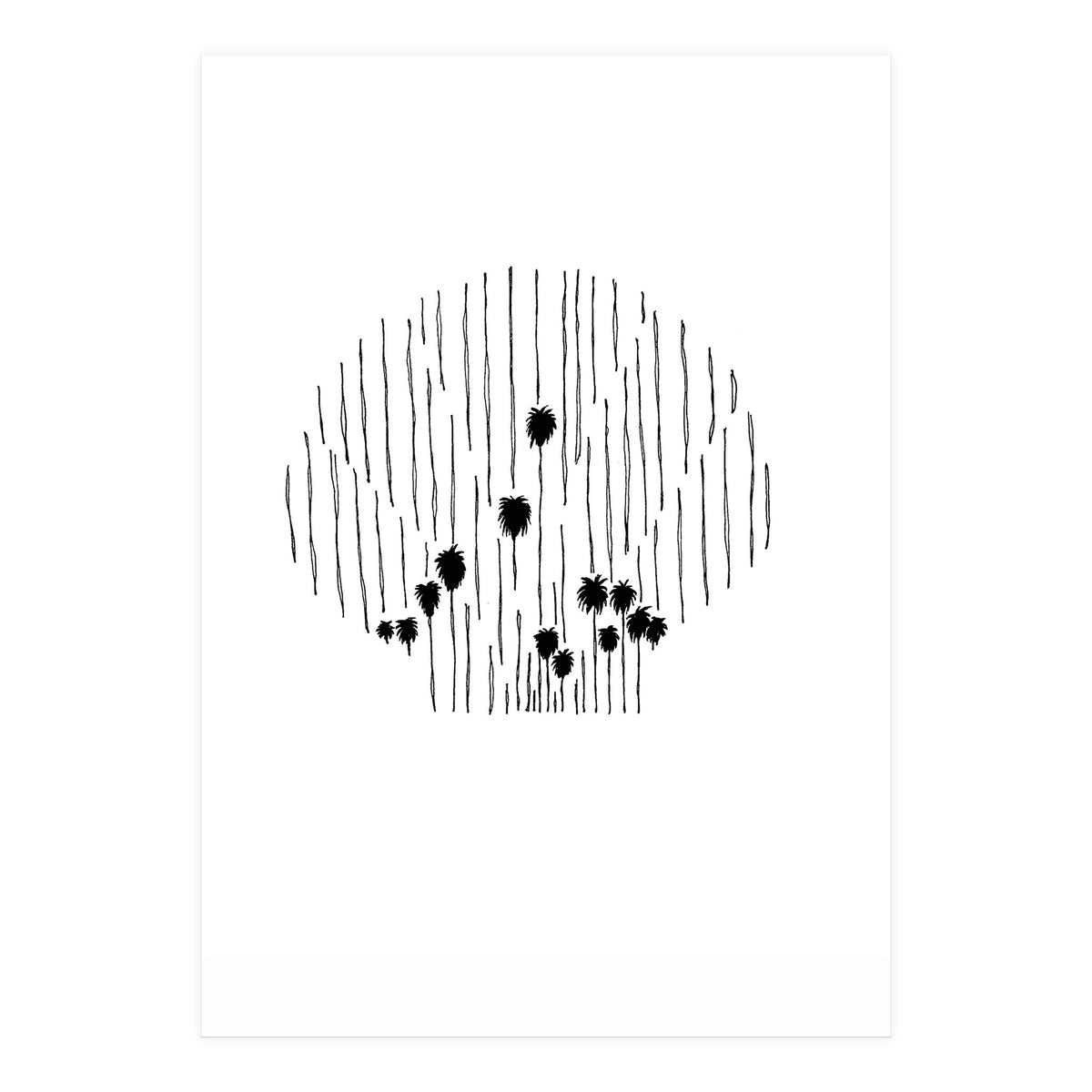 Salt&surf Palmtree Scallop (Print Only)