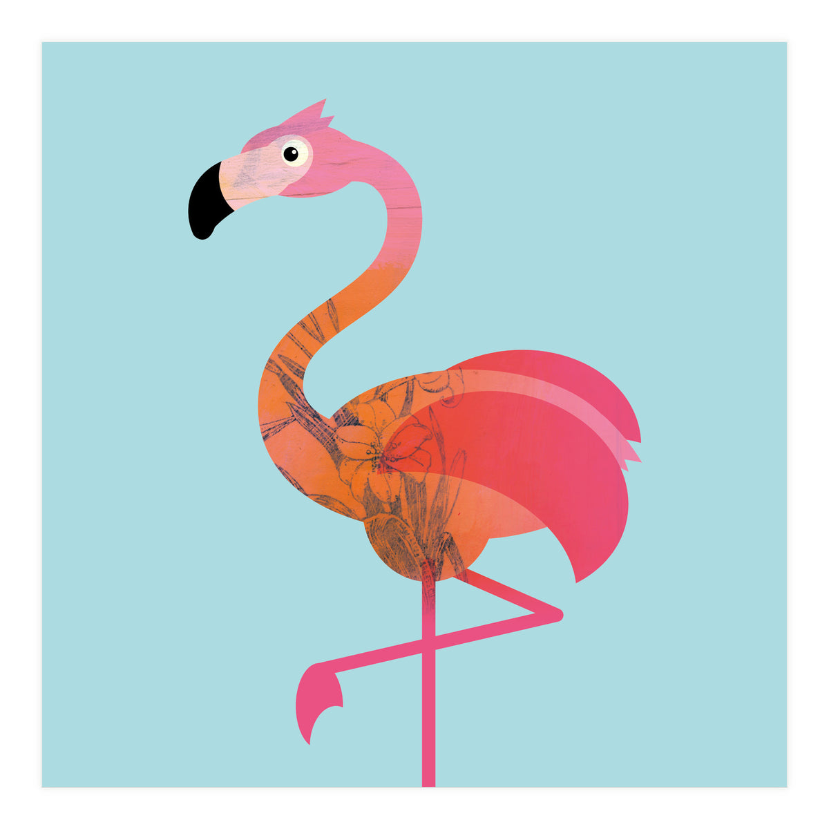 Kids Room Flamingo (Print Only)