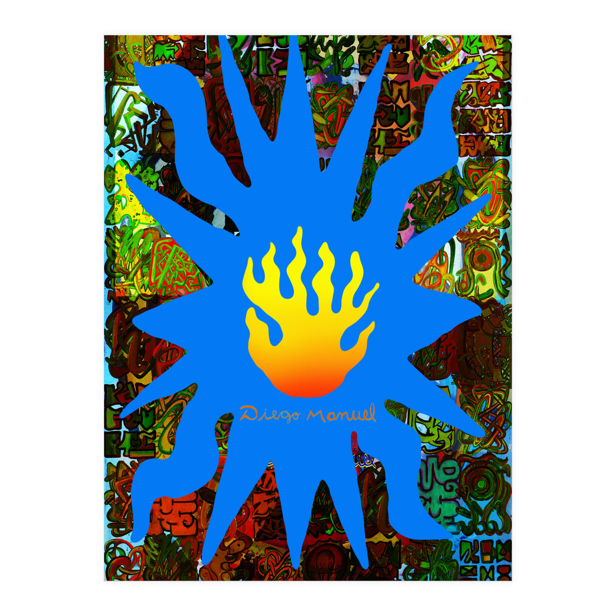 Fuego Y Graffiti 63 (Print Only)