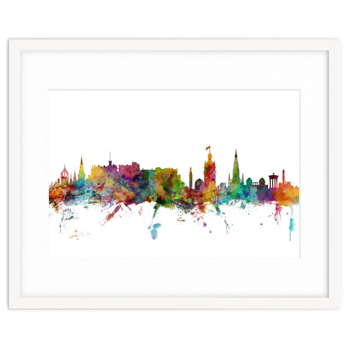 Edinburgh Scotland Skyline