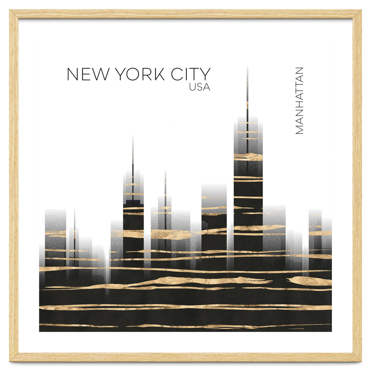 Urban Art NYC Skyline