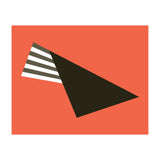 Geometric Shapes No. 75 - pink & stripes (Print Only) thumbnail