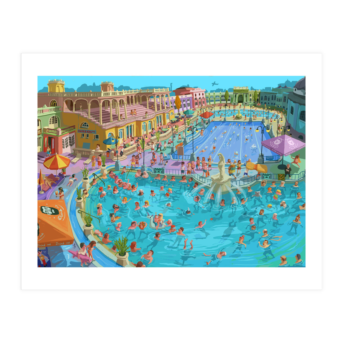 Szechenyi Thermal Spa, Budapest NC2 (Print Only)